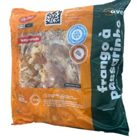 FRANGO A PASSARINHO TEMPERADO QUALITTI 800G