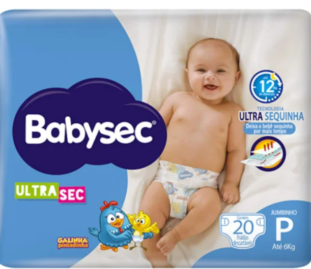 FRD BABYSEC GALINHA PINT JUMBINHO P 20UN