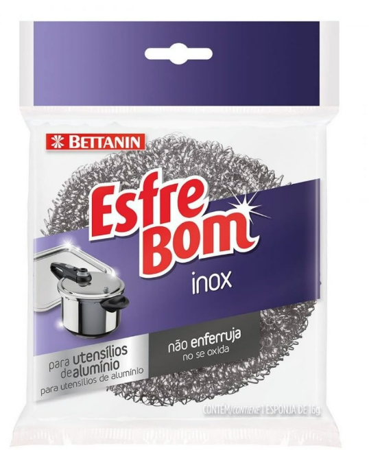 ESPONJA ESFREBOM INOX