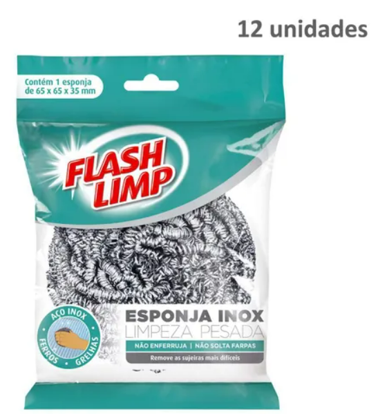ESPONJA YANGZI LIMPEZA PESADA INOX 
