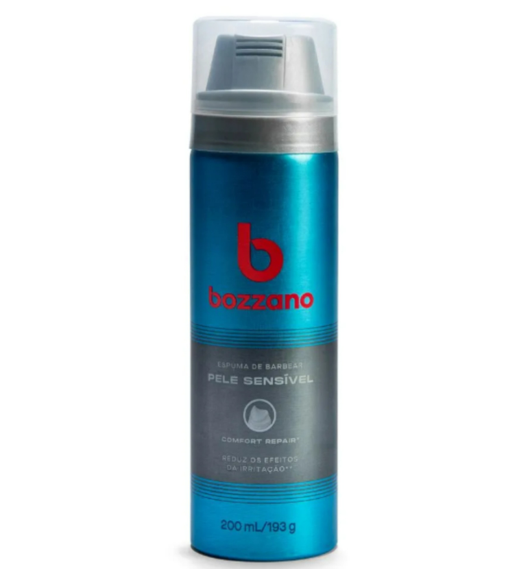 ESPUMA DE BARBEAR BOZZANO PELE SENSIVEL 190G