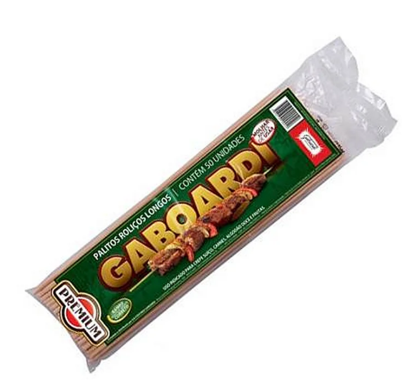 ESPETINHO DE BAMBU GABOARDI 30CM 50UN