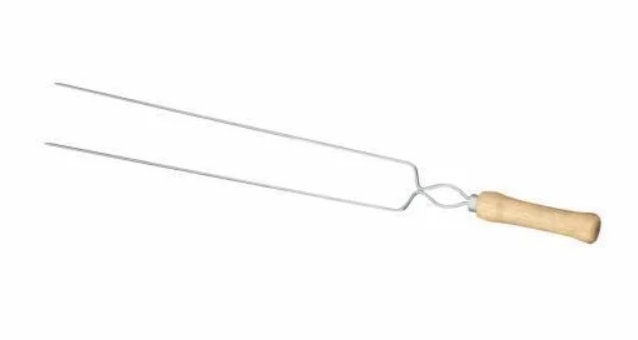 ESPETO ACO DUPLO 75CM MOR 3208