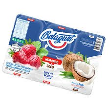 BEBIDA LACTEA BELAGURT MORANGO/COCO 480G
