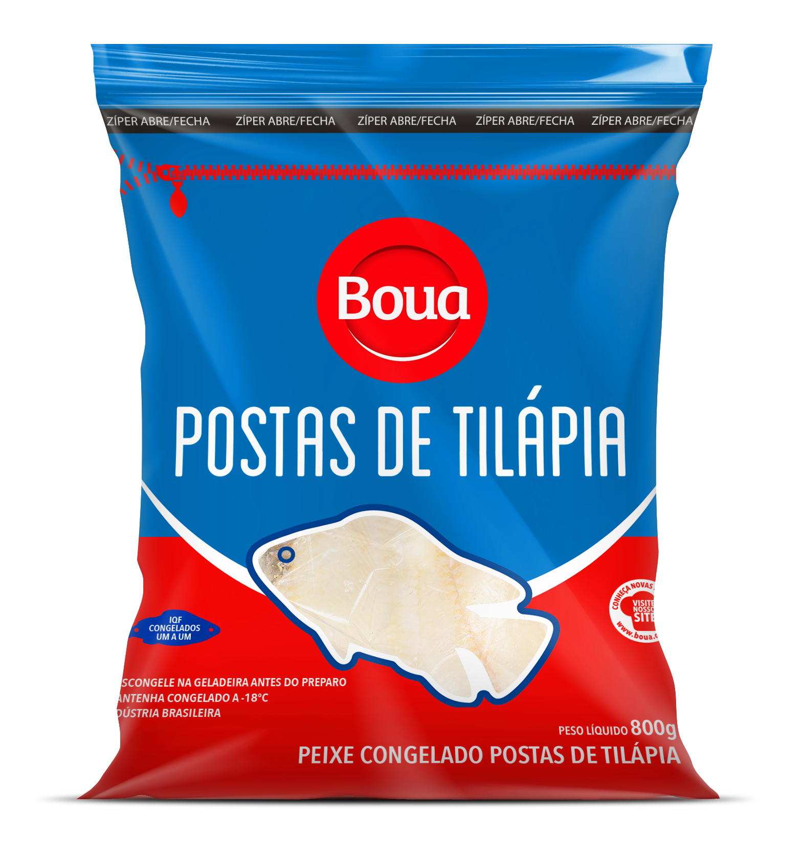 Posta de Tilápia BOUA 800G