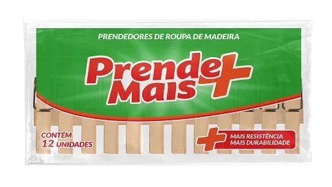Prendedor de roupa PRENDE MAIS 12Un