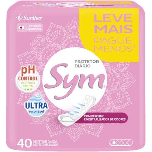 Protetor Diário SYM Suave 40Un