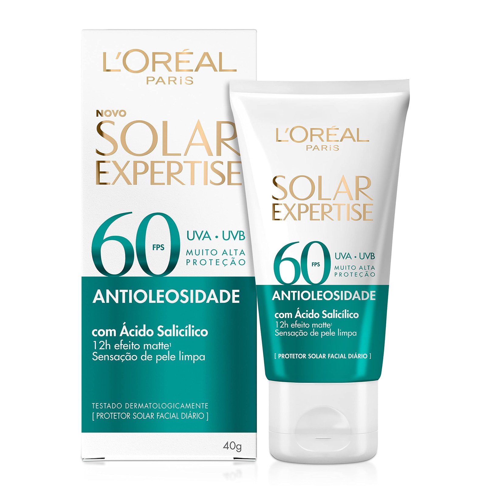 Protetor solar LOREAL Antioleosidade FPS60 40G