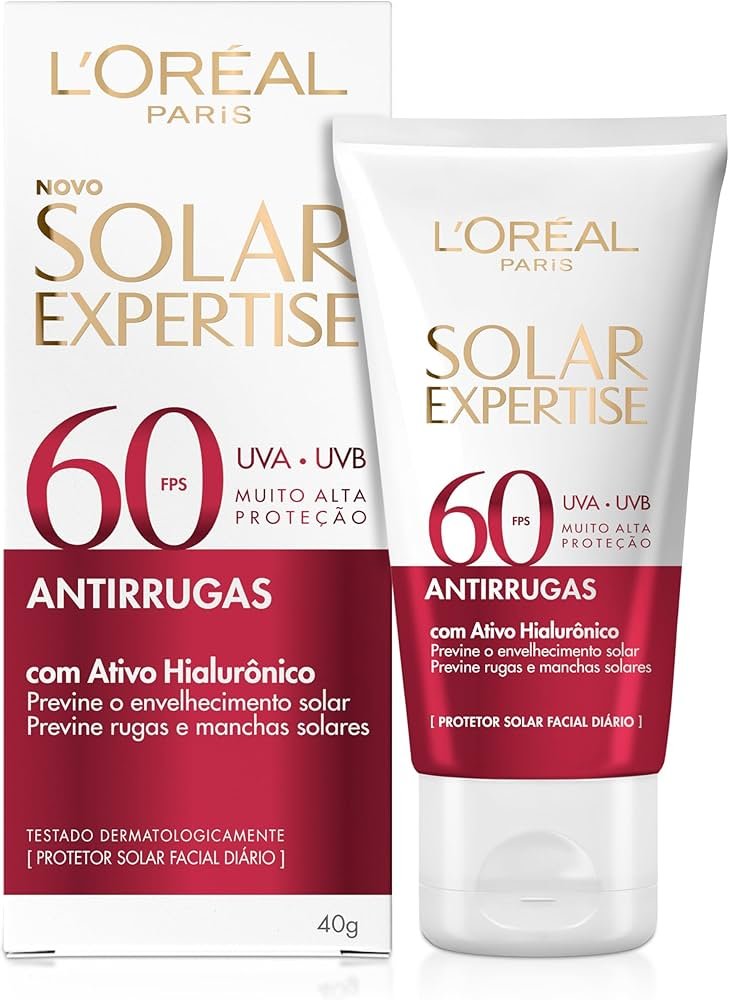 Protetor solar LOREAL Antirrugas FPS60 40G