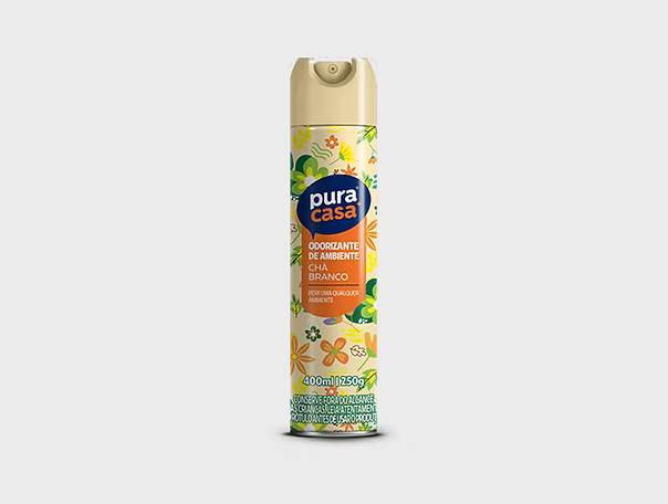 Odorizante de ambiente PURA CASA Chá Branco 400ML