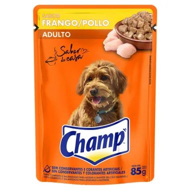 Ração úmida CHAMP Frango 85G