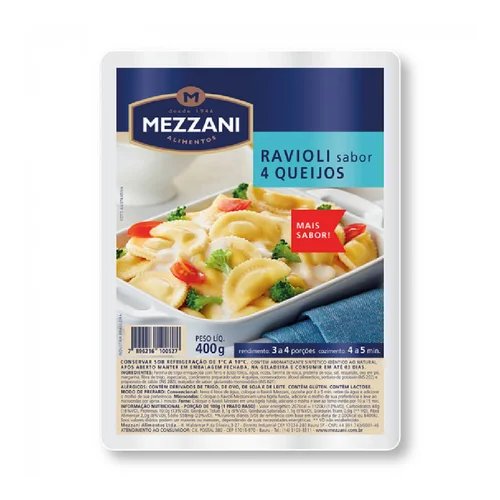 Ravioli 4 Queijos 400G