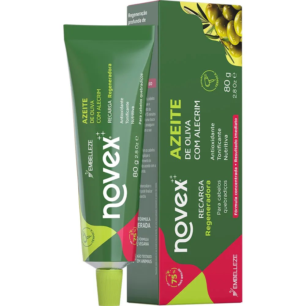 Recarga regeneradora NOVEX Azeite de Oliva