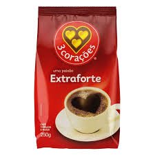 CAFÉ 3 CORAÇÕES EXTRA FORTE INTERIOR250G