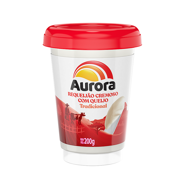 Requeijão cremoso com Queijo AURORA 200G