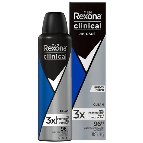 Desodorante aerosol REXONA Men Clean