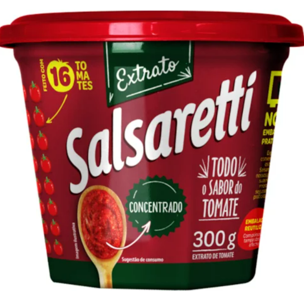EXTRATO DE TOMATE SALSARETTI 300G