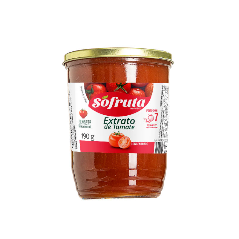 EXTRATO DE TOMATE SOFRUTA 190G
