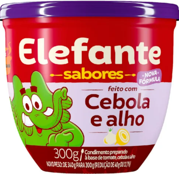 EXTRATO ELEFANTE CEBOLA E ALHO 300G