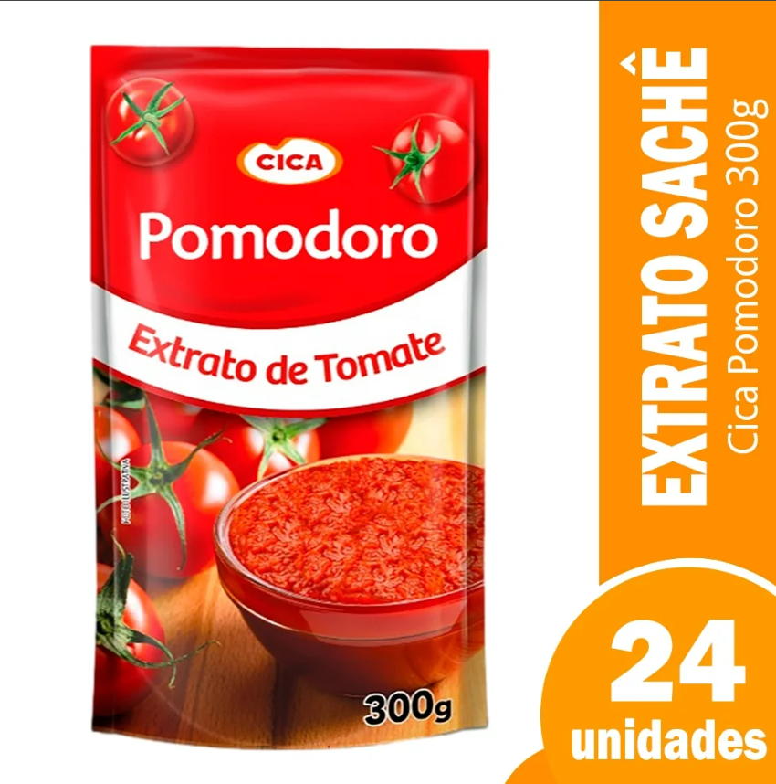 EXTRATO POMODORO SACHE 24X300G