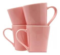 CANECA LOUCA TULIPA 250 ML ROSA