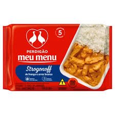ARROZ E STROGONOFF DE FRANGO PERDIGÃO 300G