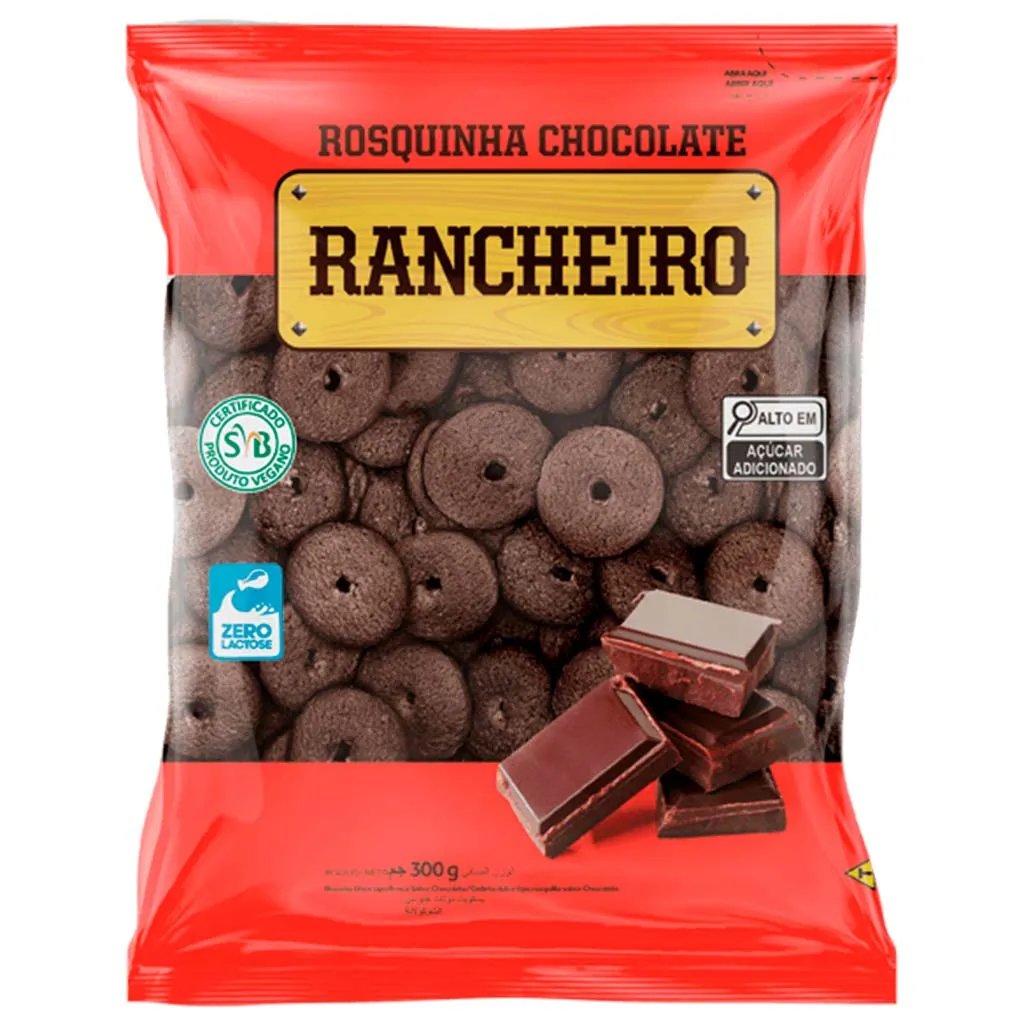 Rosquinha de chocolate RANCHEIRO 300G