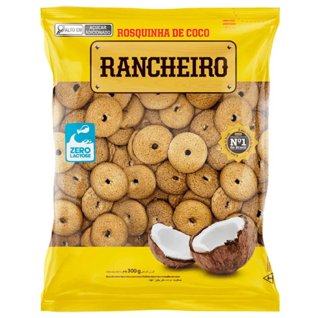Rosquinha de coco RANCHEIRO 600G