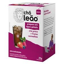 CHÁ LEÃO GELADO PRETO C/FRUTAS VERMELHAS 25G
