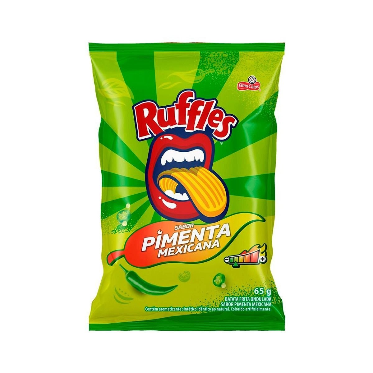 Ruffles Pimenta Mexicana 65G