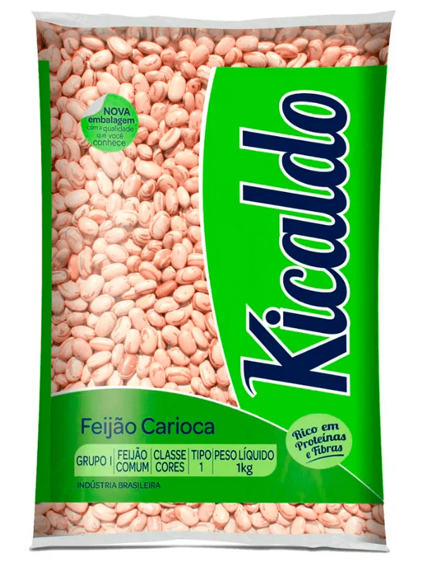 FEIJAO CARIOCA KICALDO 30X1 KG TP1
