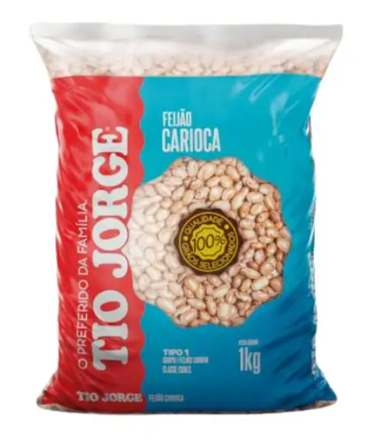 FEIJAO CARIOCA TIO JORGE 1KG