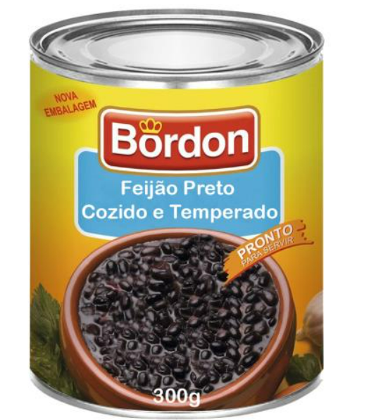 FEIJAO PRETO BORDON 300G