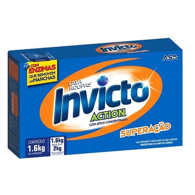 Sabão em pó INVICTO Superação 1,6KG