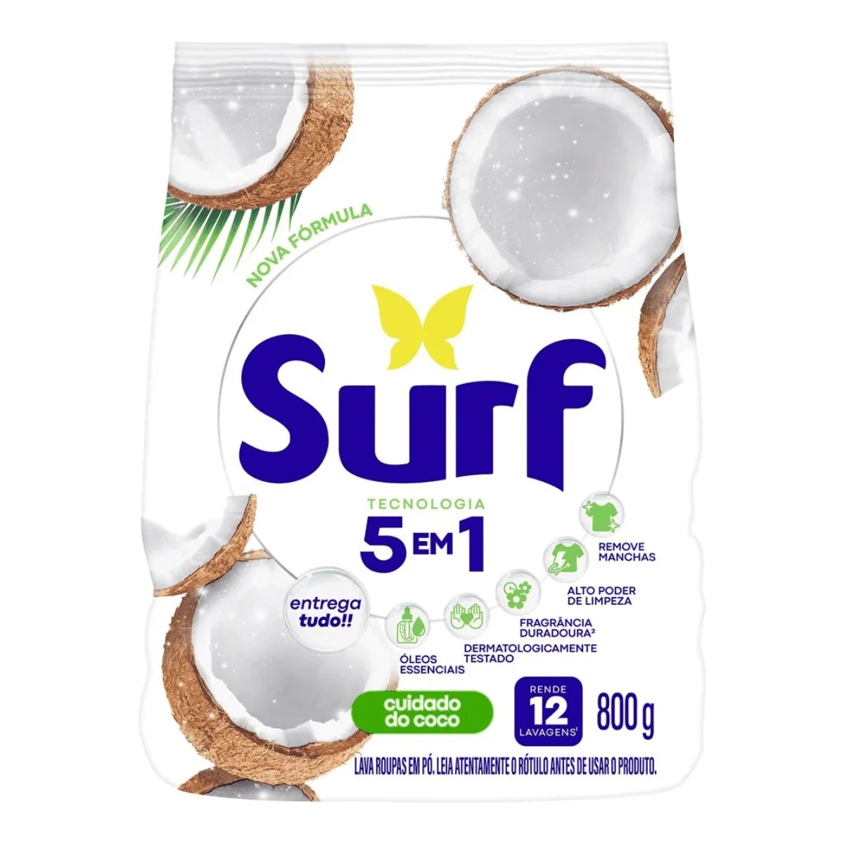 Sabão em pó SURF coco 800G