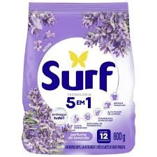 Sabão em pó SURF lavanda 800G