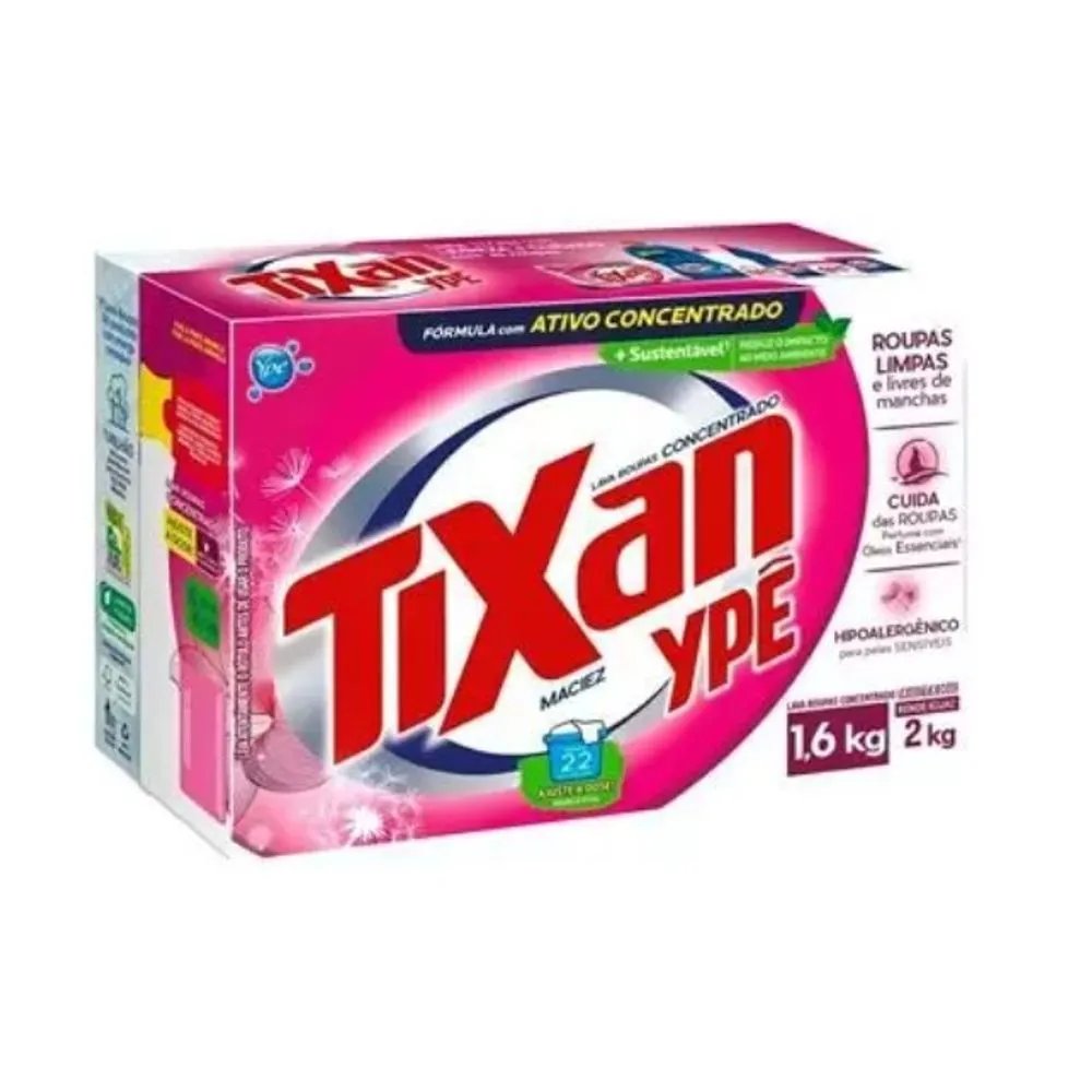 Sabão em pó TIXAN Maciez 1,6KG