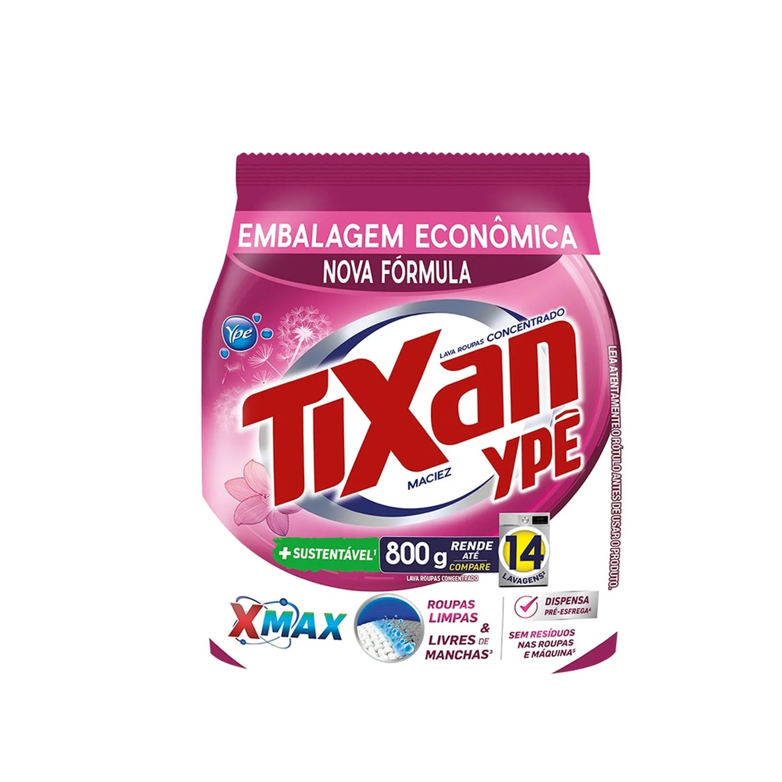 Sabão em pó TIXAN Maciez 800G