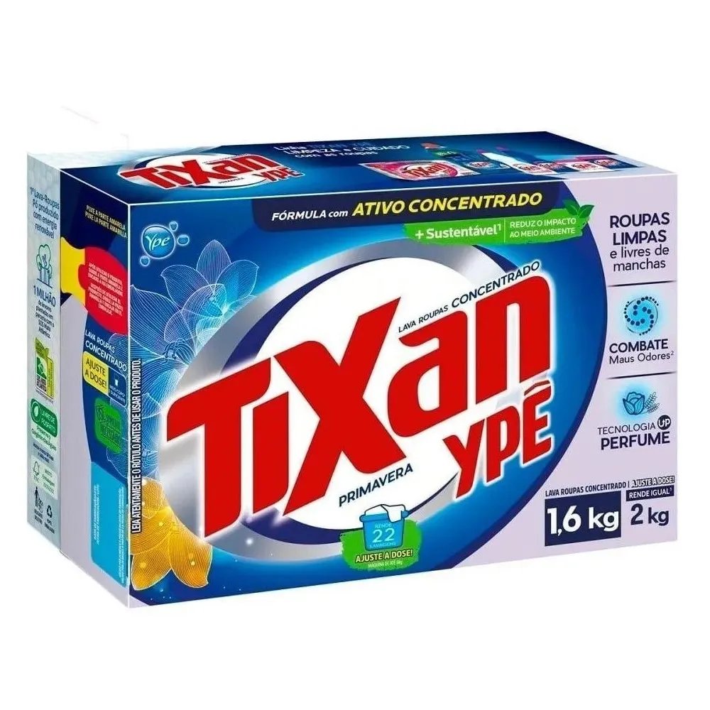 Sabão em pó TIXAN Primavera 1,6KG