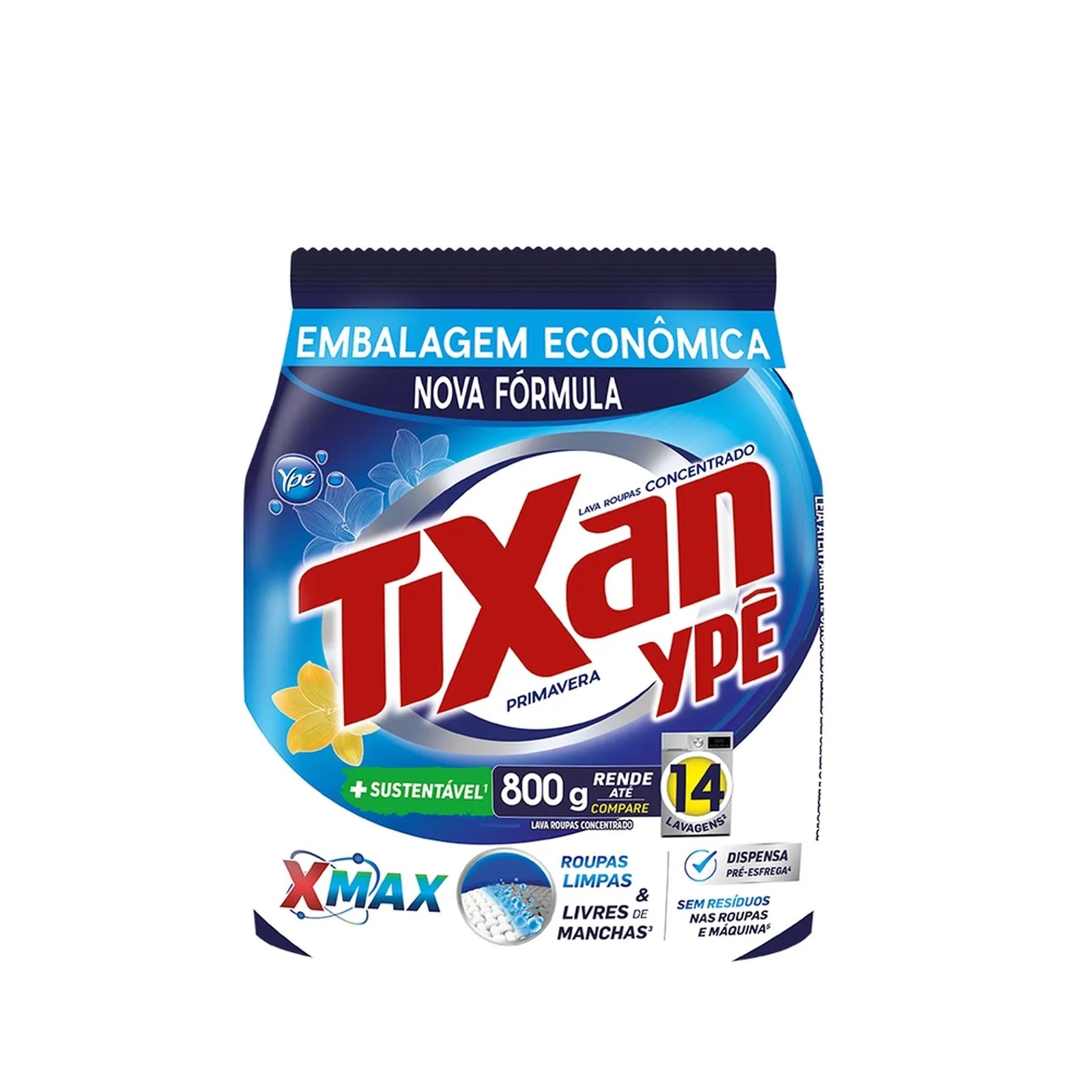 Sabão em pó TIXAN Primavera 800G