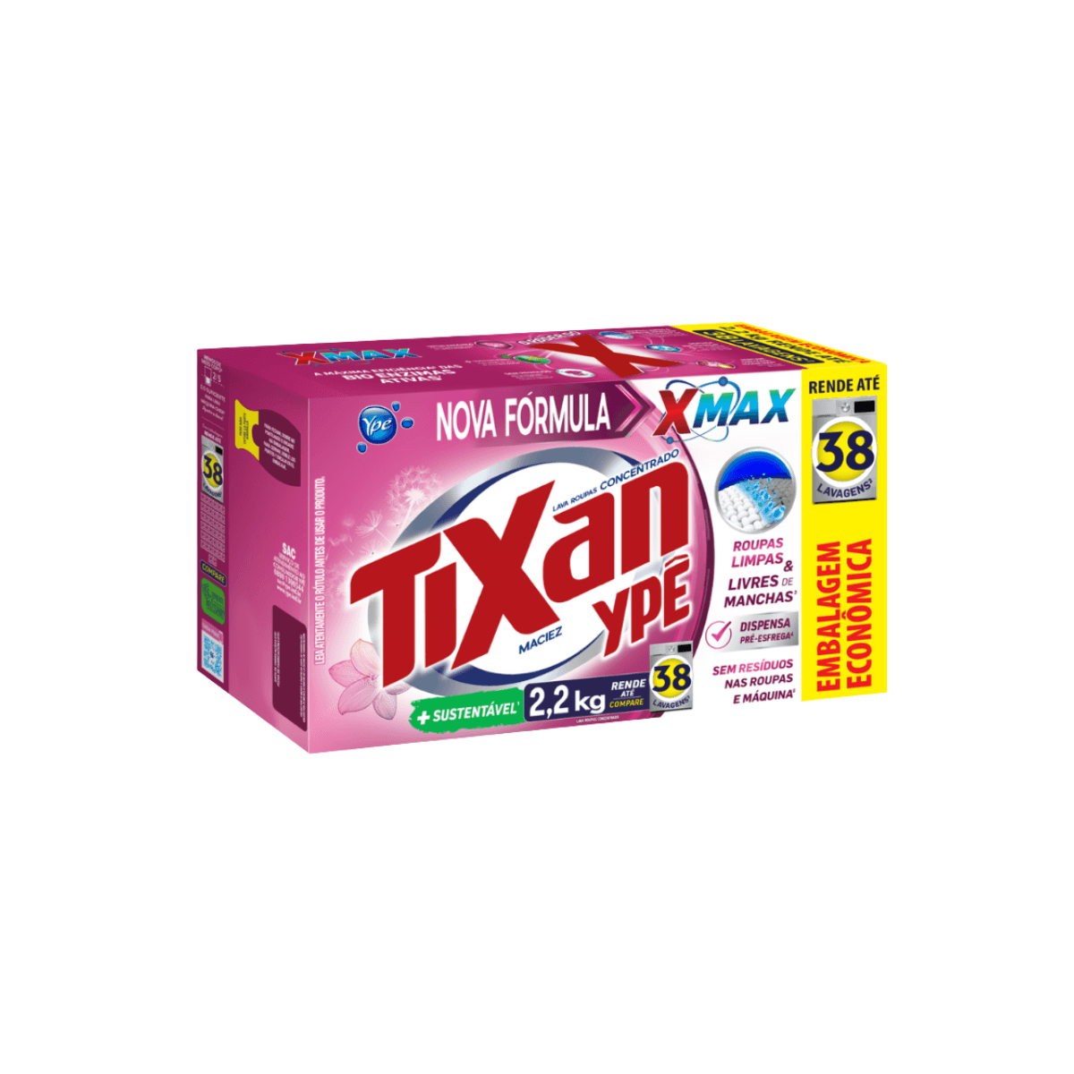 Sabão em pó TIXAN Maciez 2,2KG