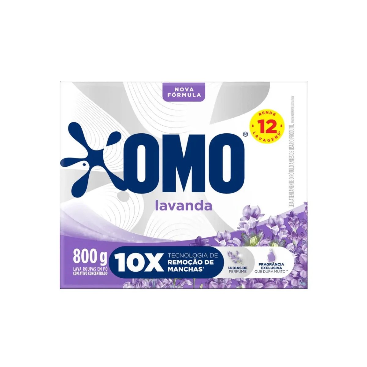Sabão em pó OMO Lavanda 800G