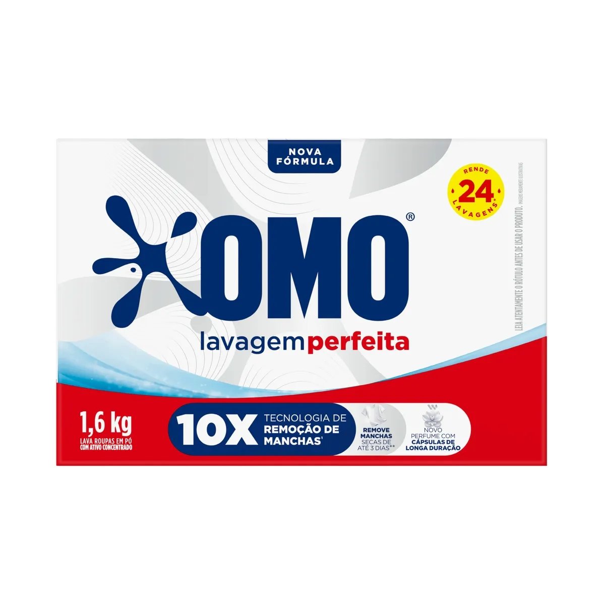 Sabão em pó OMO Lavagem Perfeita 1,6KG