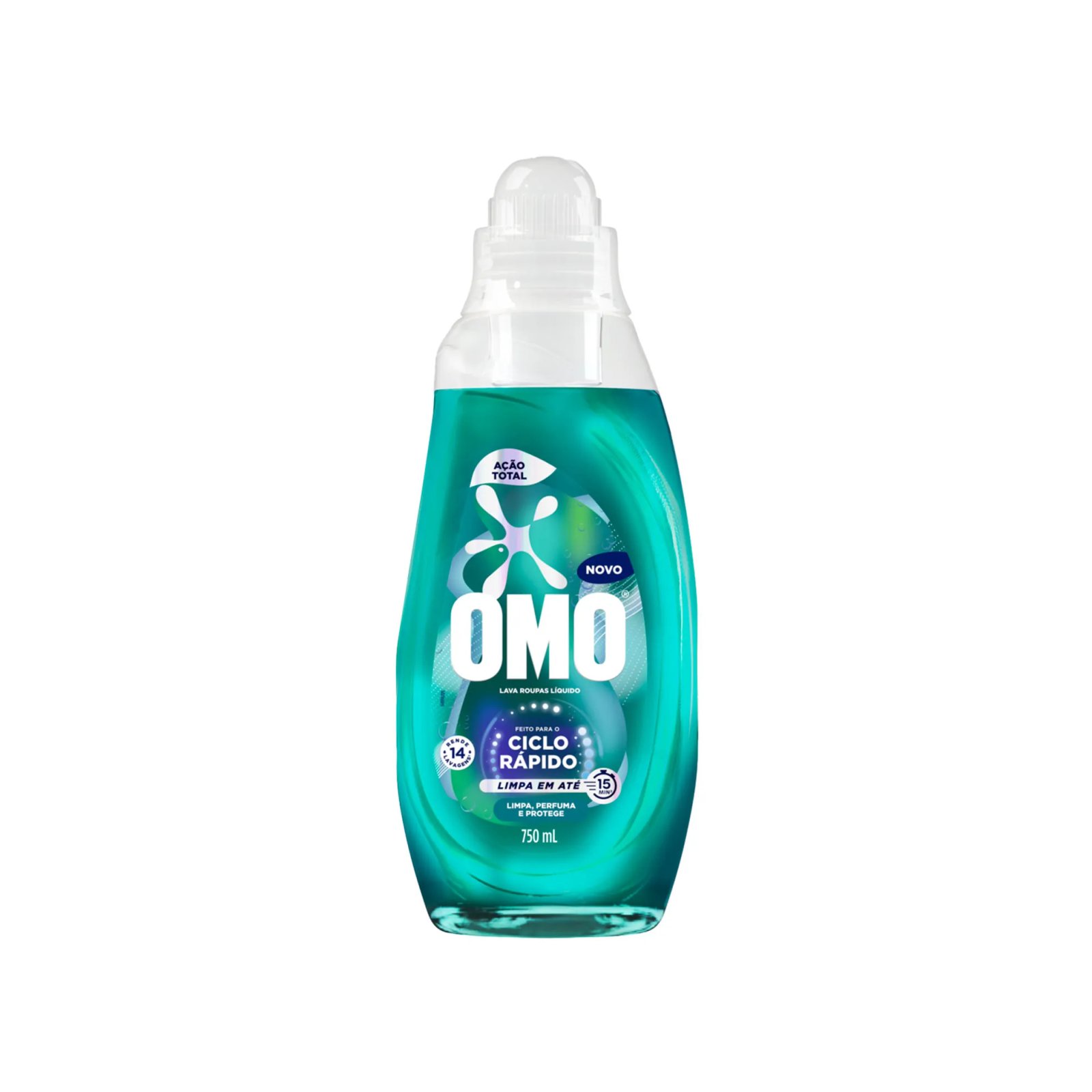 Sabão líquido OMO Ação Total 750ML