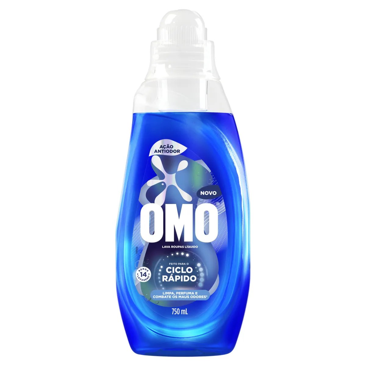 Sabão líquido OMO Ação Antiodor 750ML