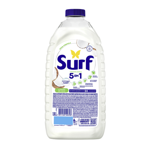 Sabão líquido SURF coco 1,8L