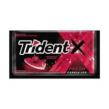 CHICLE TRIDENT CEREJA ICE BLACK 8G