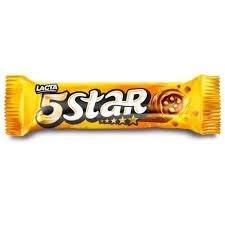 CHOC LACTA 40GR 5 STAR AO LEITE 