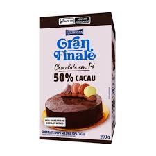 CHOCOLATE EM PÓ 50% GRAN FINALE 200G