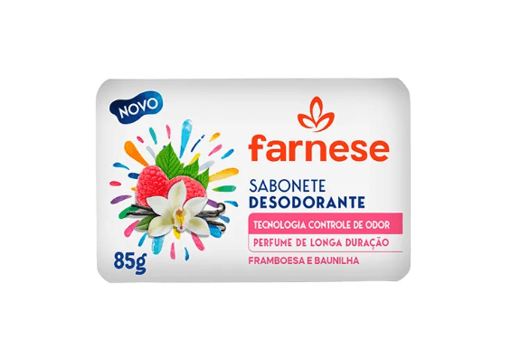Sabonete FARNESE Framboesa e Baunilha 85G